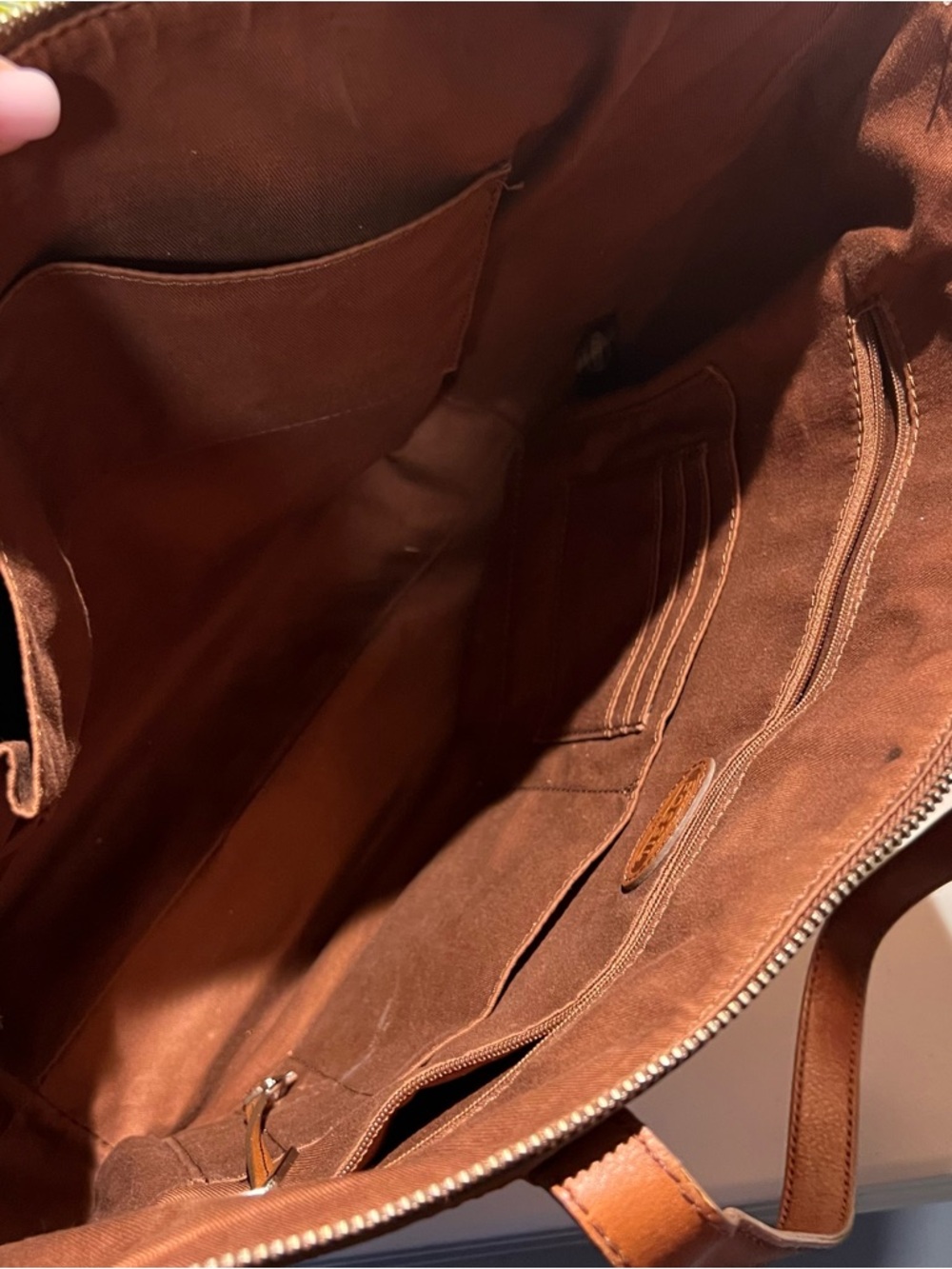 Fossil Sydney Multi-color Coated Canvas Tote Bag - Picture 4 of 13